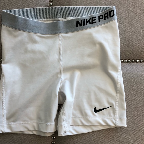 Nike Pants - White Nike Pro Shorts